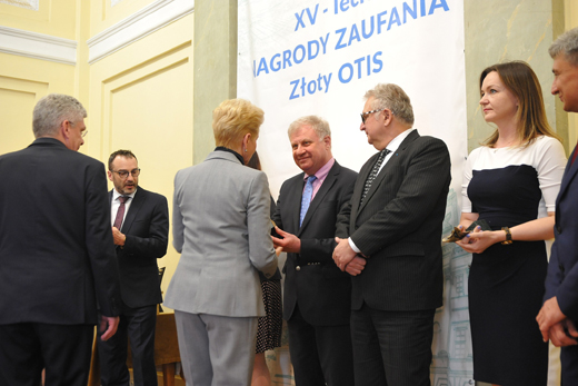 Nagroda Zaufania Złoty OTIS 2018